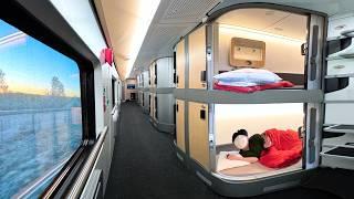 12 Hours on World’s First Capsule Hotel Sleeper Train! | Austria-Germany