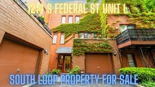 South Loop Property for Sale | 1214 S Federal St Unit L | 1 Bed Townhome