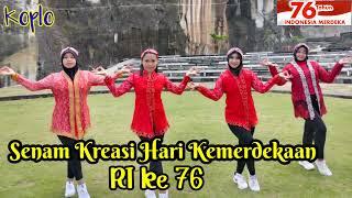 Senam Kreasi Hari Kemerdekaan RI Ke 76 Tahun | Versi Dangdut Koplo