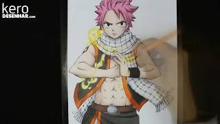  Natsu Dragneel | KeroDesenhar.com [Speed Drawing]