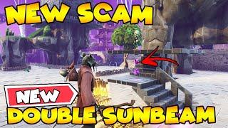 NEW Double Sunbeam SCAM is Game Changing!  (Scammer Gets Scammed) Fortnite Save The World