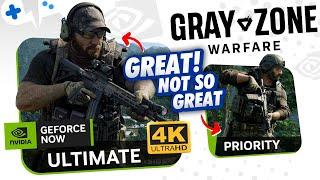 GRAY ZONE WARFARE on GeForce NOW | Priority & ULTIMATE 4K Gameplay