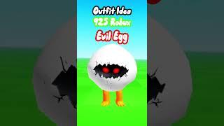 Making Roblox Evil Egg Outfit Idea  #roblox #cuterobloxoutfit