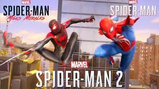 SPIDER-MAN/ MILES MORALES/ SPIDER-MAN 2 Intro Missions - PS5 Gameplay [ 4K ]