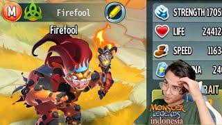 Firefool Level 150 Monster Legends INDONESIA