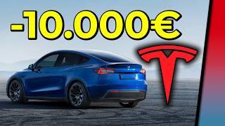 Ab sofort: Tesla Model Y fast 10.000€ günstiger & 1 Jahr kostenlos Strom! Limitierte Tesla Aktion