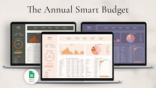 Annual Budget Planner Spreadsheet for Google Sheets