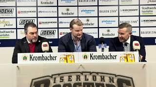 Spieltag 52. Pressekonferenz IEC vs. AEV