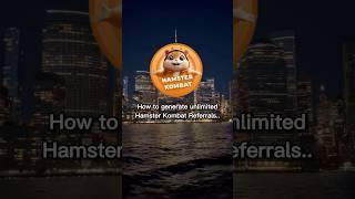 HAMSTER KOMBAT UNLIMITED REFERRAL TRICK #telegrambot #dogsairdrop #hamsterkombat #tapswap