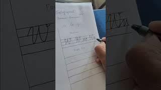 How to Improve Your Handwriting |Alphabet writing Capital & Small #calligraphy #handwriting #shorts