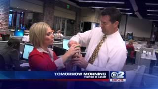 Weather Girl Plays Auto Mechanic!