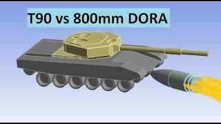 800mm DORA vs T90