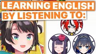 Subaru Studies English By Listening To Bae... (Oozora Subaru / Hololive) [Eng Subs]