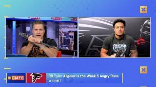 Angry Runs WINNER Tyler Allgeier joins 'GMFB' | Atlanta Falcons | NFL Network