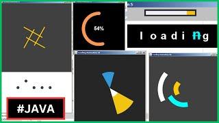 Java Project Tutorial - How To Create Loading Animation Forms In Java NetBeans With Code - [Part 8]
