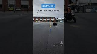 Riding Tip - Learn to Turn #motorcycle #learntoride #motorbike