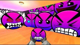 Saving AngryFace From Geometry Dash Emoji "OREO STOLEN" And Lobotomy Dash Nextbot Gmod