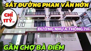 Nhà hóc môn 2lâu đúc 3 tấm mặt tiền nhựa Gần đường Phan Văn Hớn (Rẻ quá) #nhahocmon