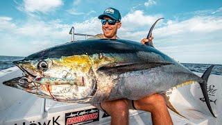 How to Pop for Giant Yellowfin Tuna! (Tactics + Gear)