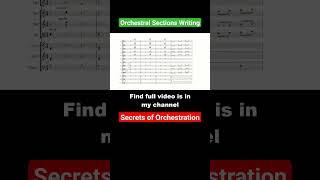 orchestral section writing #music #tutorial #orchestration #composer #filmscore