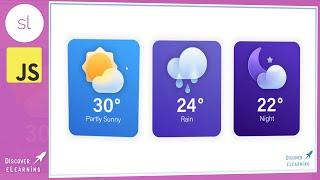 3D Parallax Effect Weather App Demo Using Tilt.JS. Articulate Storyline 360 Project Demo ️