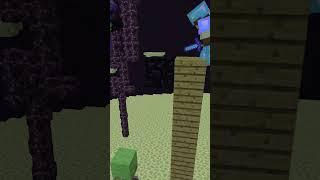 БЕЗУМНЫЙ ТРЮК В МАЙНКРАФТ #minecraft