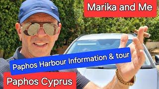 Driving to Kato Paphos Harbour Cyprus