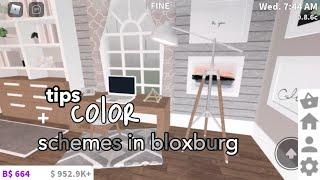 ROBLOX: bloxburg|tips + color schemes for your house in bloxburg!