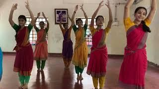 MANAVI VARNAM/SHANKARABHARANAM/BHARATNATYAM/CLASS PRACTICE/KALAKSHETRA FOUNDATION