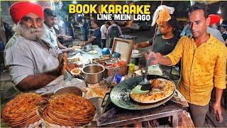 LATE NIGHT Delhi Street Food  ITO Heavy Duty Parathe, Sadar Bazar Palak Rajma Chawal, Shahi Thali