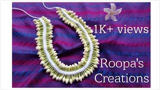 Attractive Crepe Jasmine Flower Garland | Roopa's Creations