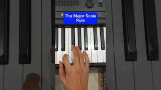 Major Scale Rule #majorscale #пианино #музыка #foryou #بيانو #鋼琴 #音樂 #piano #pianotutorial #musica