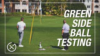 HIGH SPIN Vs. LOW SPIN GOLF BALLS // Short Game Equipment Tips & Ball Testing