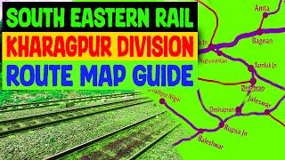 South Eastern Railway Kharagpur Division Route Map Guide