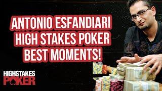 Antonio Esfandiari Best High Stakes Poker Hands!