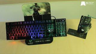 COMBO USB TECLADO Y MOUSE GAMER TECH GT300C