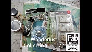 FabScraps: Unboxing Wanderlust C122 Collection (Cardmaking, Scrapbooking & Craft)