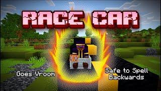 Making a Race Car in Minecraft with Commands! (Bedrock Tutorial)