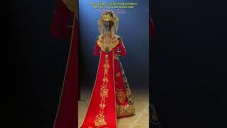 Mulan Hanfu custom product - Phoenix crown and bridal robe.#hanfu #mulanhanfu #mulanhanfuchinese