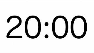 20分タイマー【作業用】