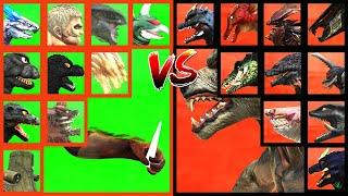 KAIJU TOURNAMENT: Werewolf VS Skar King VS Shimo VS King Titan VS Mechagodzilla in ARBS