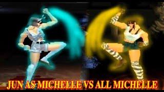 [TAS] Jun As Michelle Vs All Michelles - Tekken 2 (Requested)