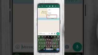 WhatsApp New update today #whatsap #shorts #youtubeshorts #ytshorts