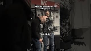 JIRI IMPERSONATOR REUNITES WITH JIRI PROCHAZKA #ufclondon #jiri #jiriprochazka #ufc #mma