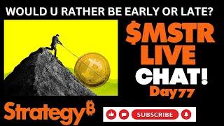 MSTR LIVE! CHAT MAR 20, DAY#77 StrategyB Volatility & Gamma Trading #MSTR #STRK #bitcoin