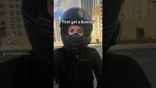 Did I do this right?  #ridewithrea #motorcyclegirl #motorcyclelife #msf