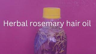 Hair growth oil ️ 12 ingredients + rosemary hair oil for very fast hair growth 