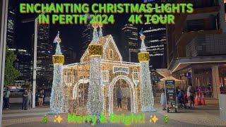 Spectacular Perth Christmas Lights Tour 2024 | 4K Tour of 20 Magical Spots