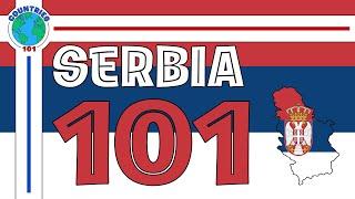 Serbia 101 - Explained in 2 minutes (size, population, info, flag, coat of arms)