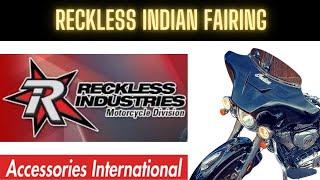 Reckless Motorcycles Batwing Fairing for Indian Motorcycles